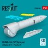 RESKIT RSU48-0446 AN/AVQ-26A PAVE Tack pod with pilon for F-4 Phantom II (3D Printed) (1/48)